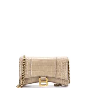 Balenciaga Hourglass Chain Wallet #223898B11B